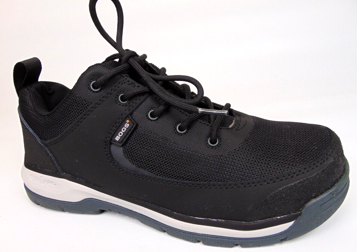 Bogs Black and Burgundy Sneakers Bogs Kicker Slip-On Elastic Leather Flat sneakers slip on  main image 3