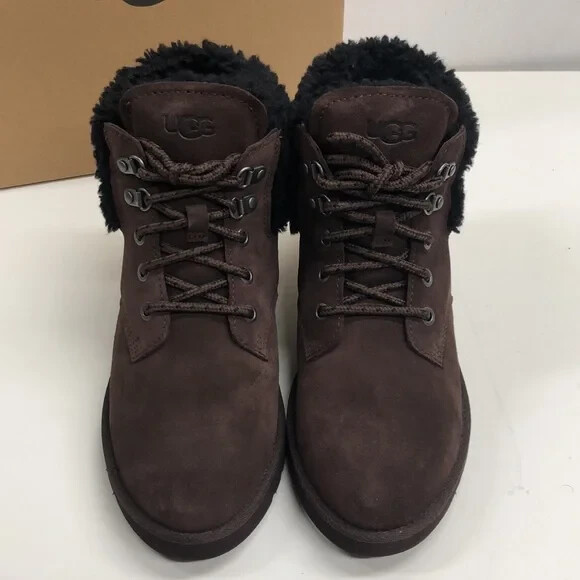 New In Box UGG Romely Heritage Brown Lace Boots Size 6 | eBay