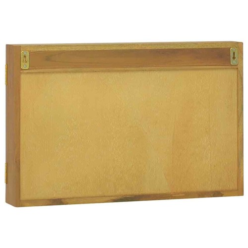 Mirror Cabinet 23.6"x3.9"x15.7" Solid Wood Teak vidaXL - Picture 5 of 9