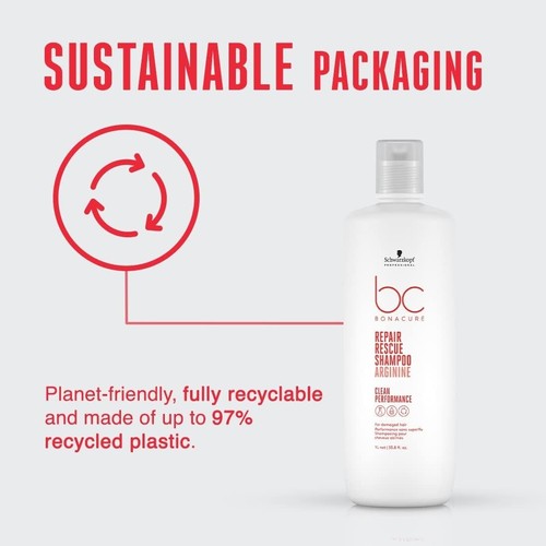 Schwarzkopf Professional Bonacure Peptide Repair Rescue Micellar Shampoo 1000L - Picture 4 of 8
