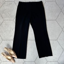 Talbots Black Front Pleat Curvy Dress Pants Sz 10 Petite