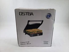 OSTBA Panini Press Grill Indoor Sandwich Maker with Temperature Setting ABC19