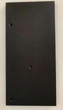 RARE VINTAGE NOS THORENS TD 127 & 226 BLACK UNDRILLED ARMBOARD