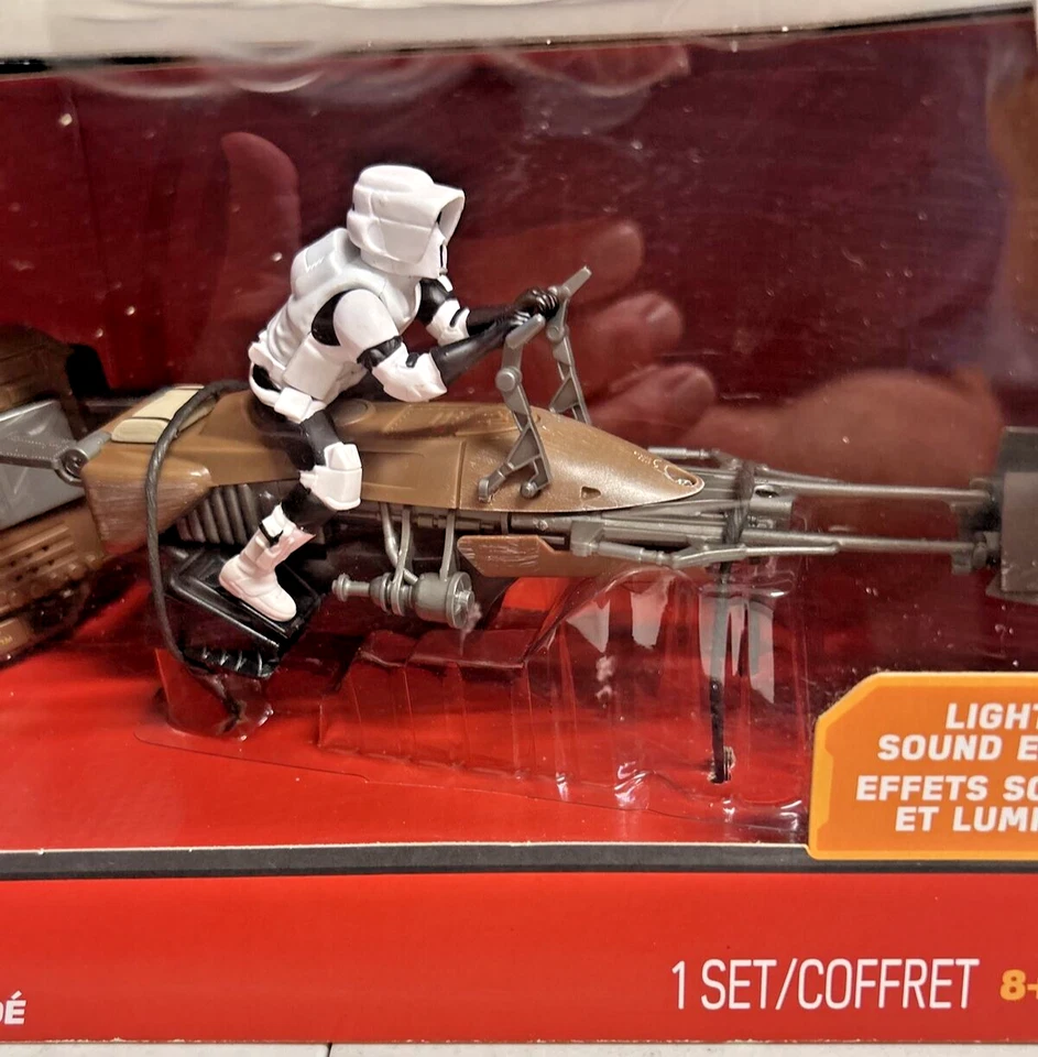 Air Hogs 2015 Star Wars Speeder Bike RC With Rider by Spin Masters - Image 2 of 4