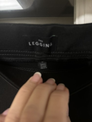 White House Black Market The Legging Womens Size 6 Black Pants Stretch Side Zip - Picture 2 of 5