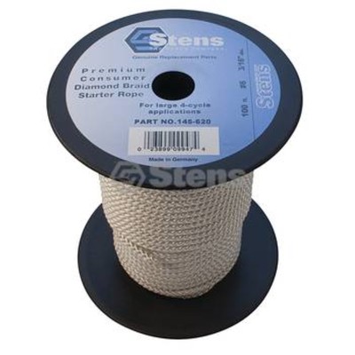 Starter Pull Cord Rope - 100' Diamond Braid # 6 larger 4-cycle engines