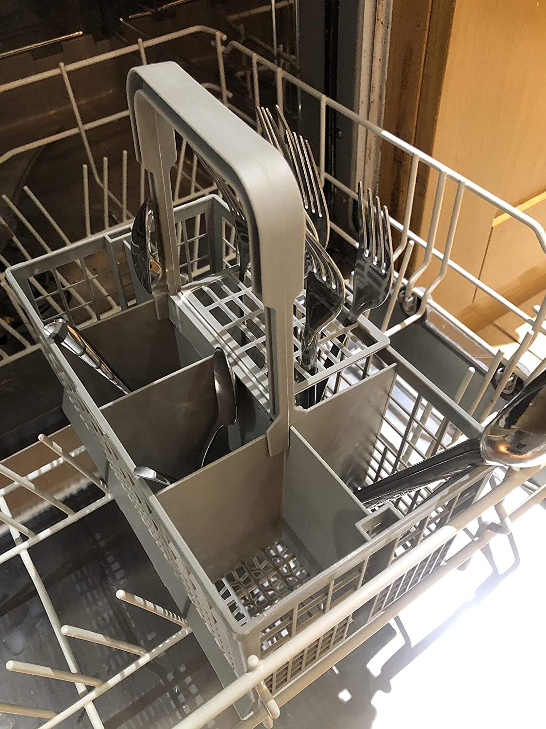 Dishwasher Cutlery Basket for KENWOOD Plastic Cage Tray Lid Removable