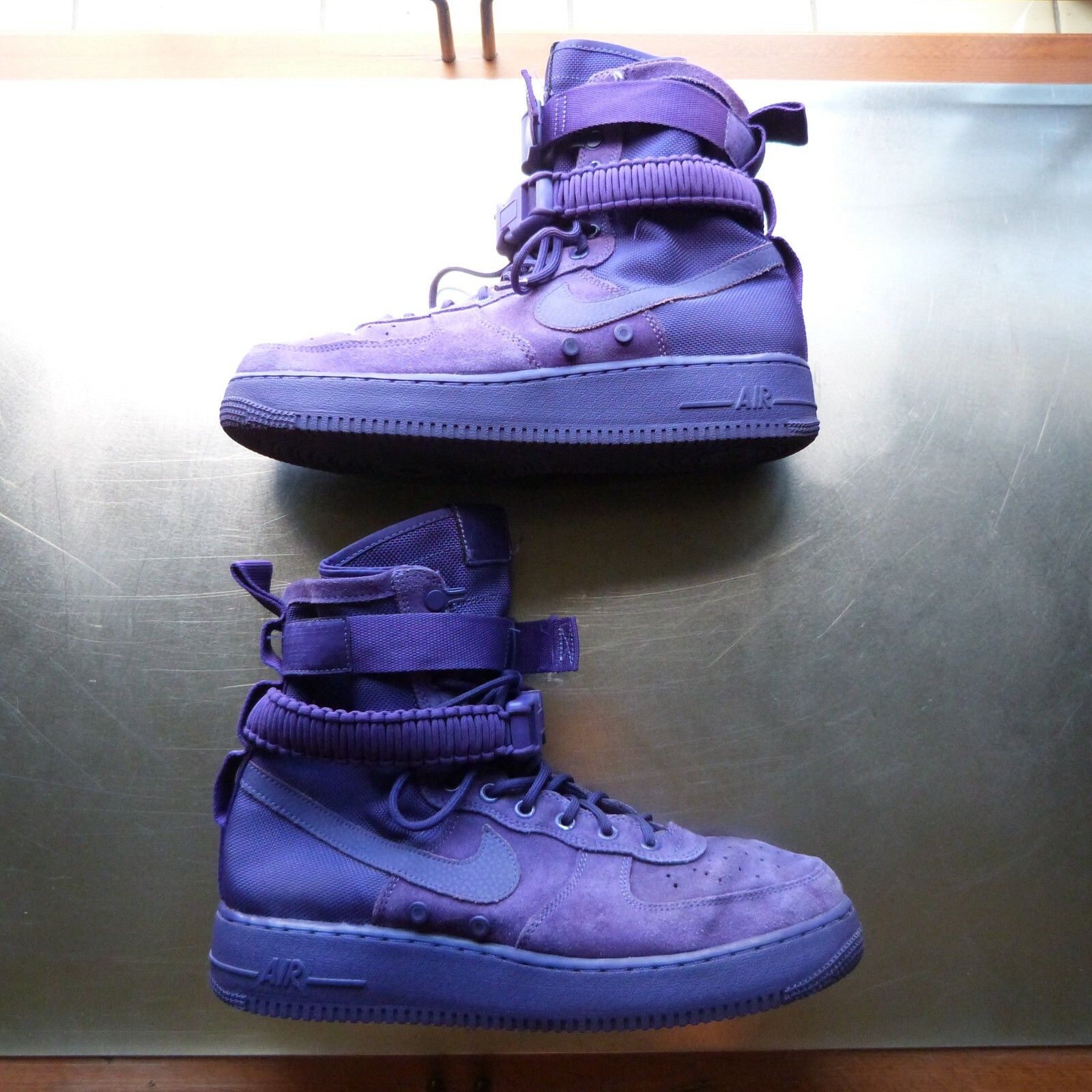 في الخارج لافتة تدفق sf af1 purple 