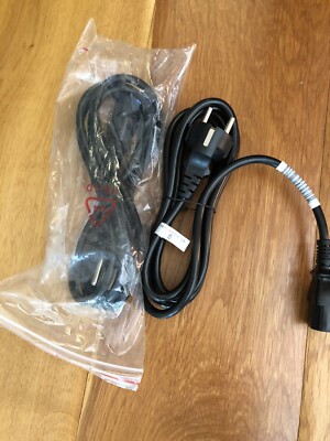 IEC NETZNETZKABEL MONITOR PC WASSERKOCHER C13 BLEI EU 2 PIN EURO STECKER X 2