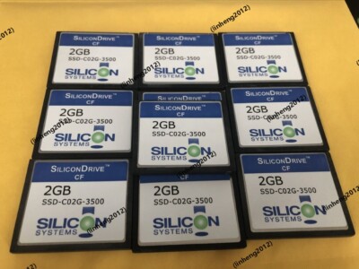 10PCS   SiliconDrive 2GB CF Compact Flash  CF Card SSD-C02G-3500