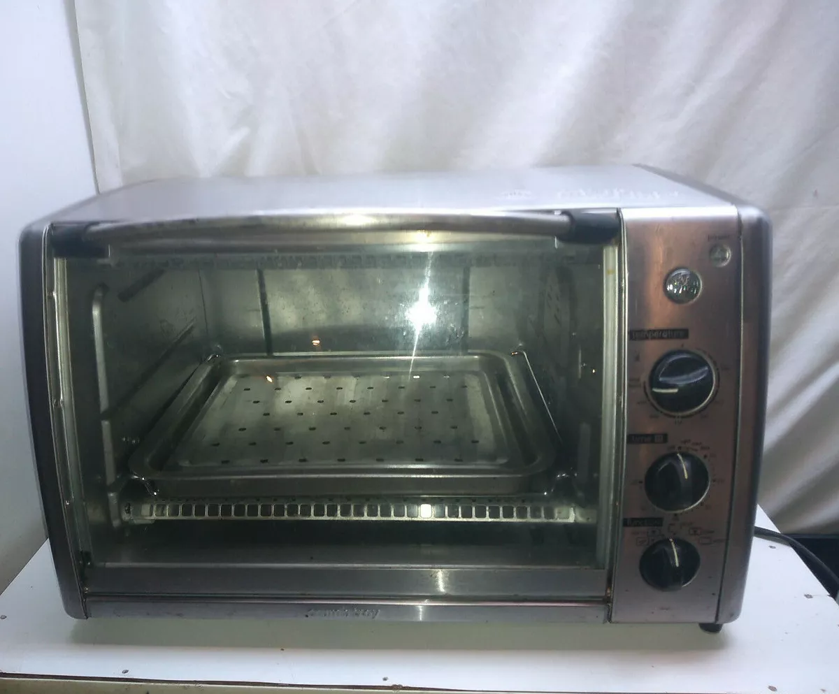 General Electric Stainless Countertop Broil Bake Convection Toaster Oven