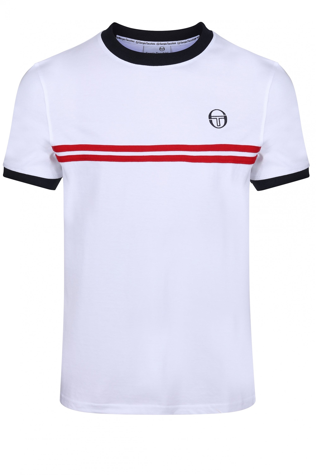 SERGIO TACCHINI Supermac Crew Neck T-Shirt White | eBay