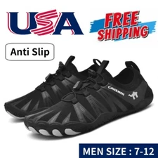 Men Quick Dry Water Shoes Aqua Sock Five Fingers Wading Shoes Swimming Diving