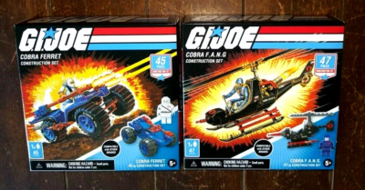 G.I. Joe 47pc COBRA F.A.N.G. & 45pc COBRA FERRET (2020) Construction Sets