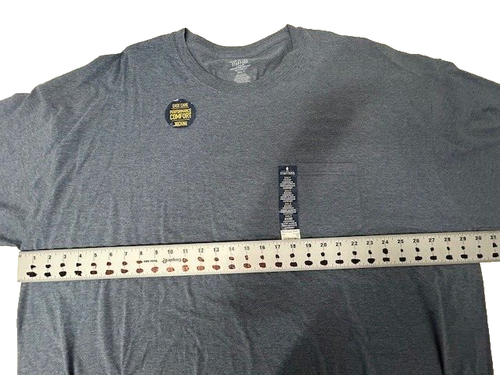 Stafford mens classic fit t-shirt light blue premium performance Sz 3XL-T - Picture 6 of 9