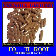 FO TI ROOT He Shou Wu No Additives MAX High Potency 100  Vegetable Capsules