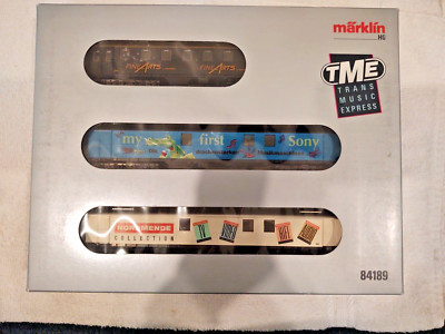MARKLIN HO 84189 TIME MUSIC EXPRESS CAR SET Exclusive NEW
