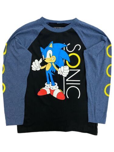 SEGA Boys Sonic the Hedgehog, Crew Neck, Short Sleeve, Graphic T-shirt,  Sizes 4-18