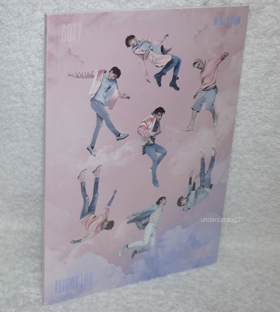 GOT7 Mini Album Flight Log Departure Rose Quartz Cover Taiwan CD+