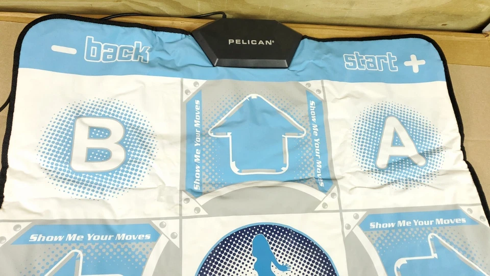 Pelican Dance Dance Revolution DDR GameCube Wii PS2 XBOX Pad Mat Gran Forma Foto 3 de 4