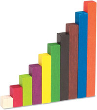 Cuisenaire Rods Small Group Set: 155 Piece Wood Set