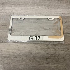 For Infiniti G37 Mirror Chrome Finish Stainless Steel Metal License Plate Frame