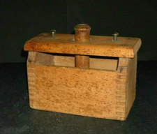 Early Wooden Butter Mold Kitchen Dove-Tailed