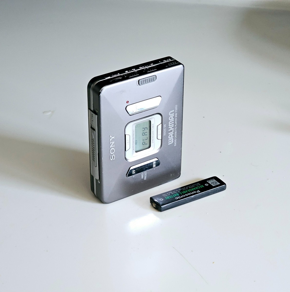 Super Rare Sony Walkman WM-FX855 Cassette Player LCD display