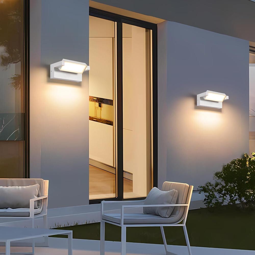 Lampada Parete LED 21W Design 472 | Applique Esterno Moderna 3 CCT