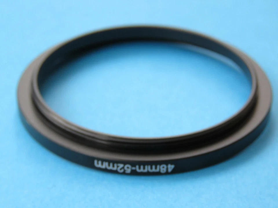 48mm to 52mm Step Up Step-Up Ring Camera Lens Filter Adapter Ring 48mm-52mm - Image 2 of 2