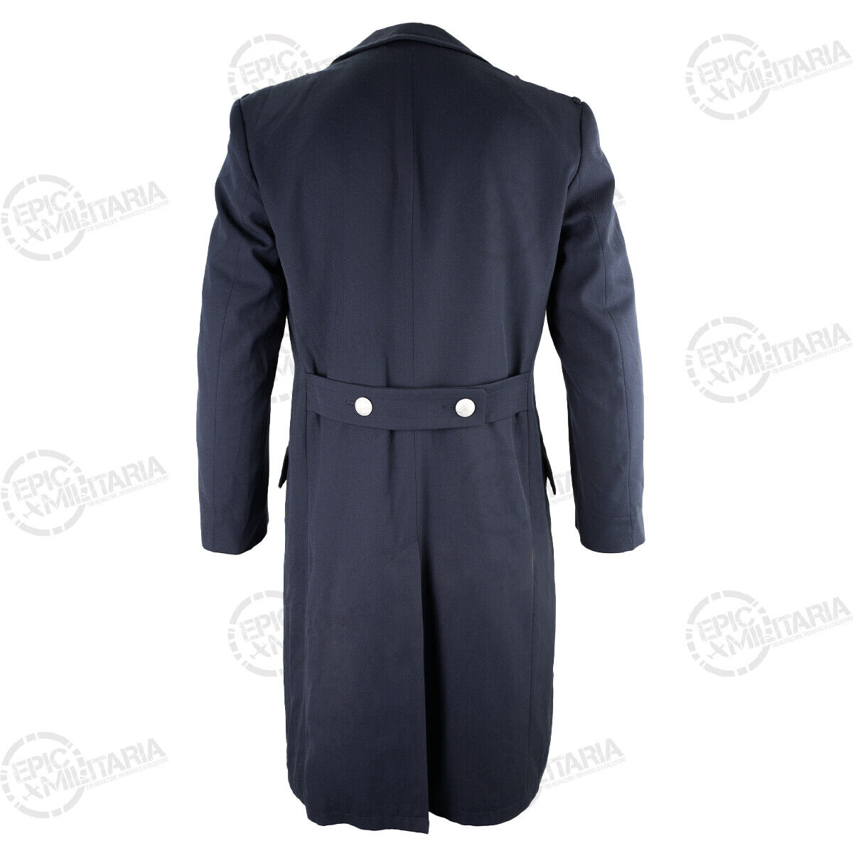 Original Bundeswehr Luftwaffe Blue Coat - German Army Double Original Bundeswehr Luftwaffe Blue Coat - German Army Double