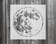 Moon Stencil, Reusable Craft Stencil For Painting, 080