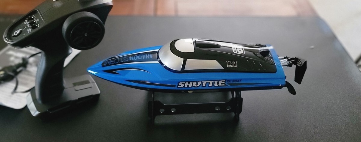 Shadow Storm AlphaRev R208 Blue Remote Control High Speed RC Boat