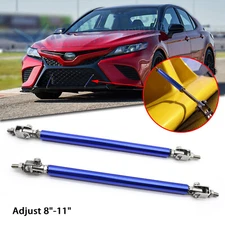For Toyota 86 Camry Adjust 8"-11" Front Bumper Stabilizer Support Splitter Bars