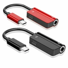 1pc USB C Type C To 3.5mm Audio Aux Headphone Jack Cable Adapter Fits Android