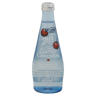 Clearly Canadian Sparkling Water Fresh Cherry Zero Sugar 11 fl. oz (Pack of 12) - Image 1 of 2