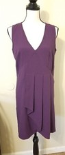 Gap Size 8 Purple Sleeveless Dress Ruffle Detail EUC