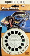 Knight Rider 1982 TV Show 3d View-Master 3 Reels - Includes 21 color 3d images