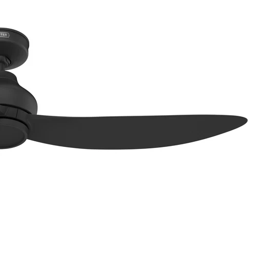 Hunter 52 inch Mazzini ENERGY STAR Matte Black Damp Rated Ceiling Fan and Remote - Picture 12 of 15