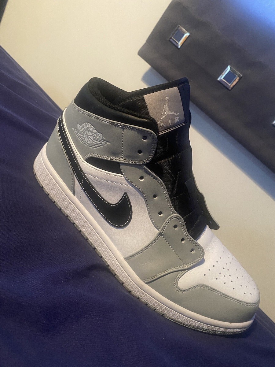 grey and white jordan 1 junior
