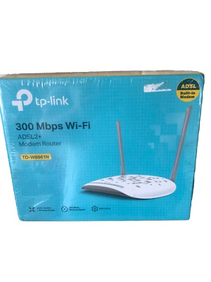 TP-LINK (TD-W8961N) 300Mbps Wireless N ADSL2+ Modem Router