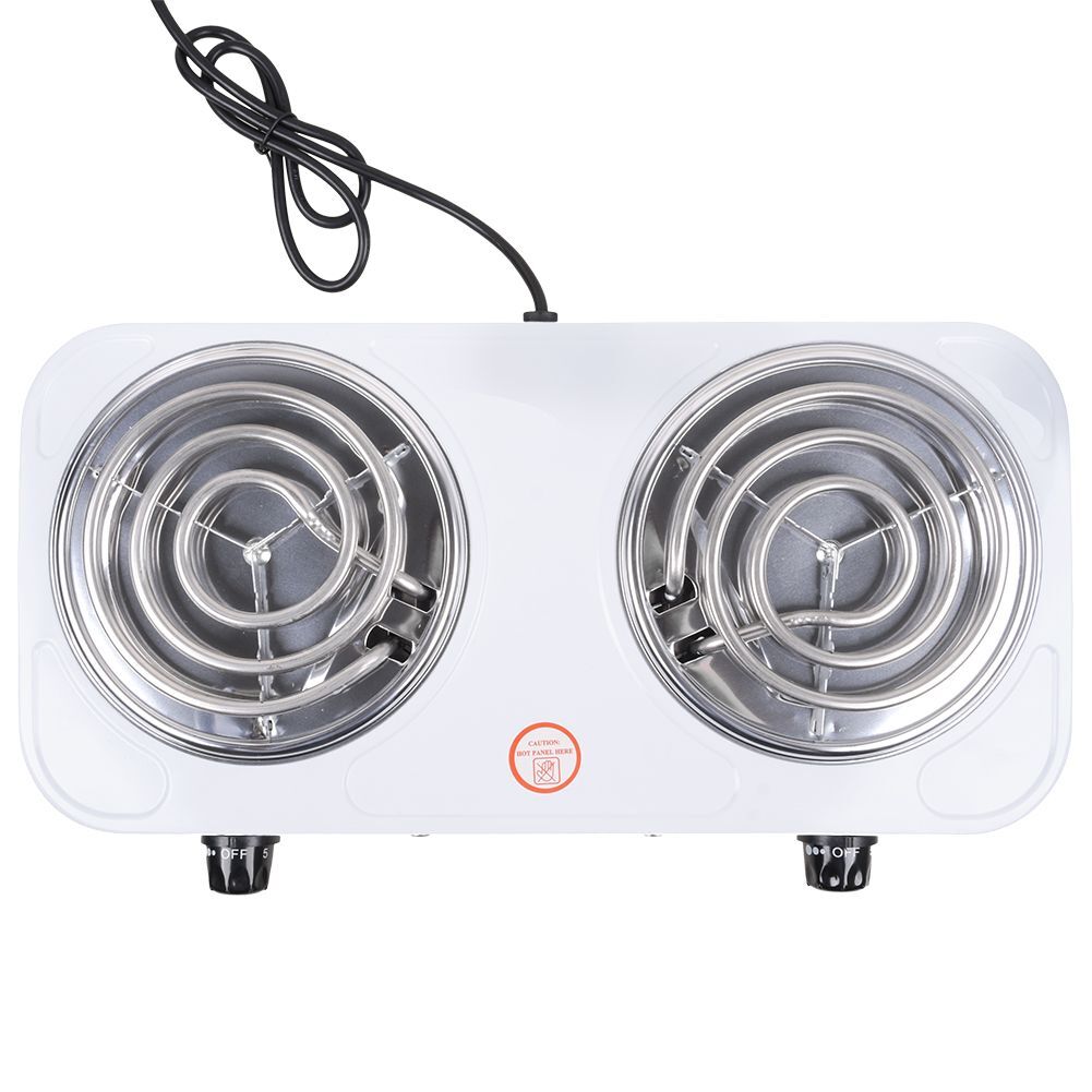 Hot Plate Double Burner Commercial Electric Portable Countertop Stove