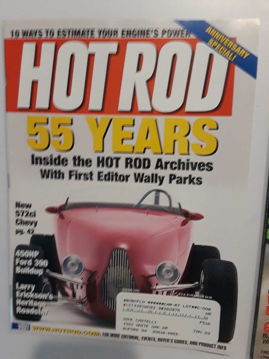 HOT ROD MAGAZINE Lot of 7, Jan 03 - July + Nov 04 - Jan + Dec 06