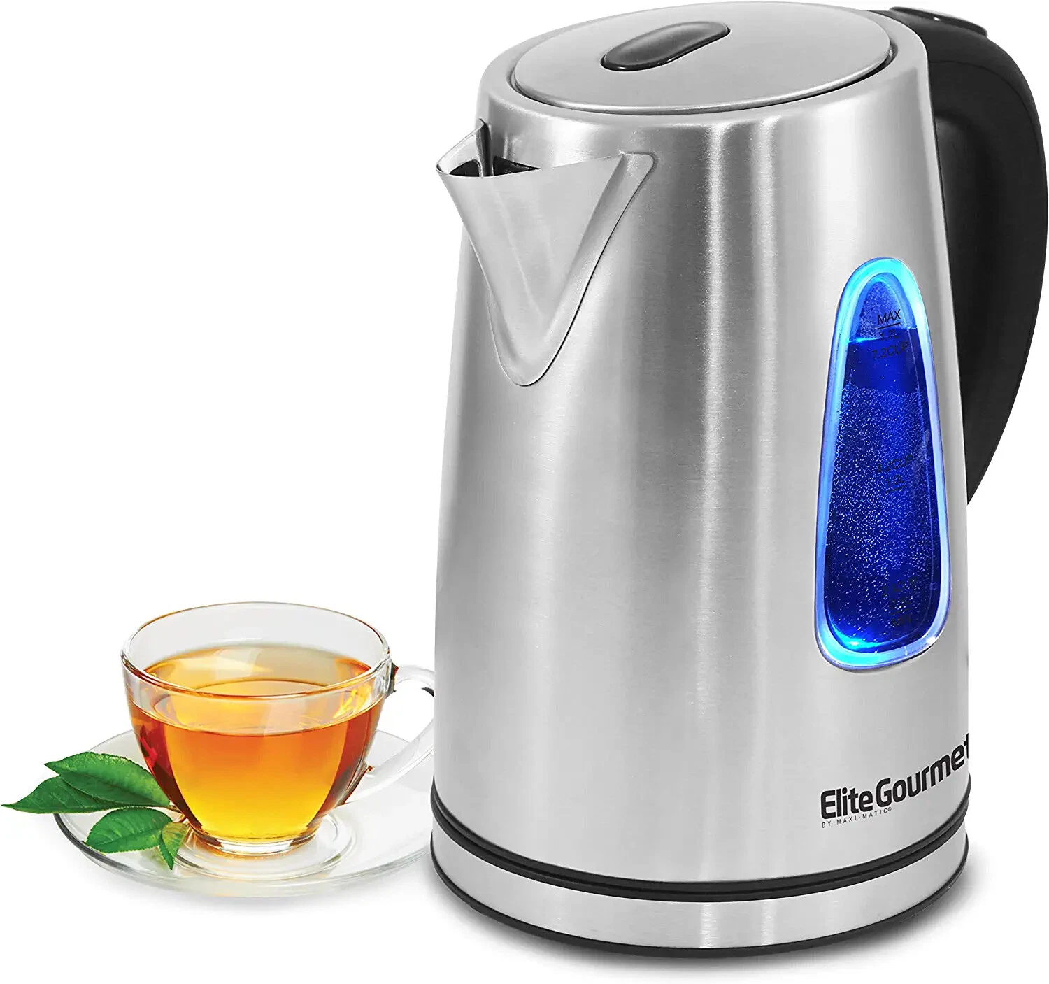 Elite Gourmet EKT-1271 Ultimate 1.7 Liter Electric Kettle – Stainless Steel