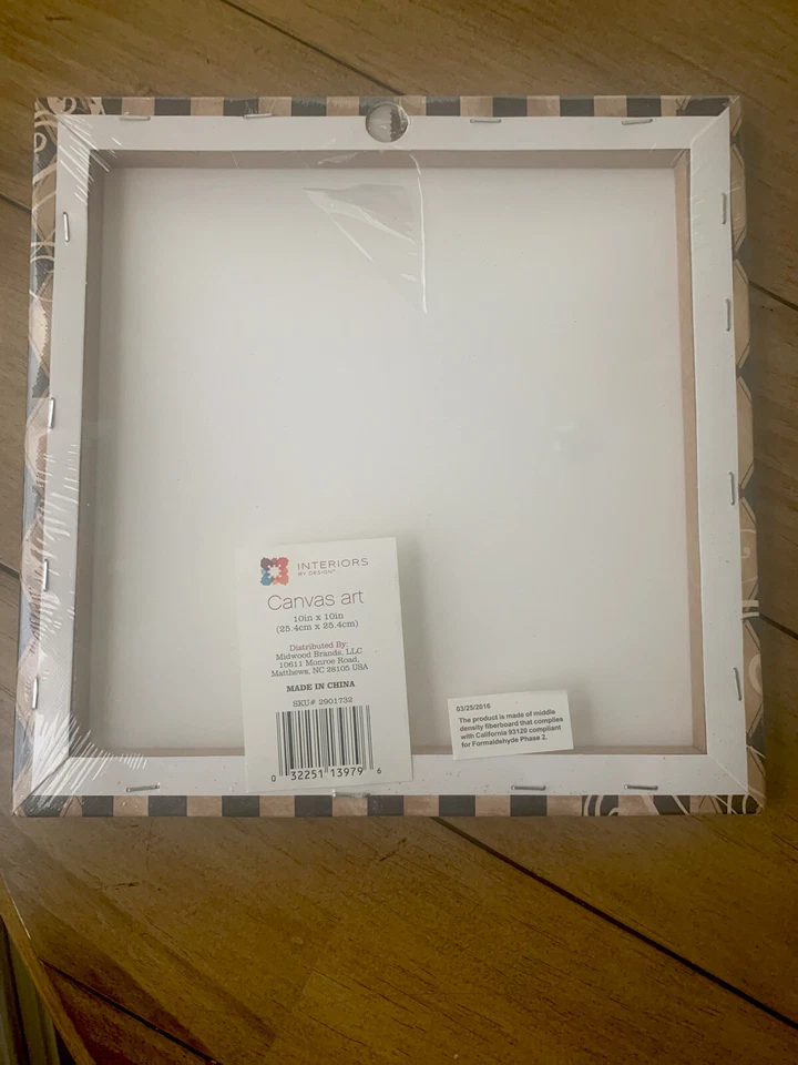 Interiors By Design Canvas Art 10" x 10" Kitchen Coffee Pot  Gold Glitter - Image 3 of 4