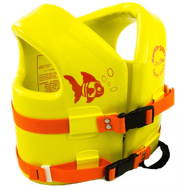 USCG Approved Child's VinylCoated Foam Swim Vest XSmall (Various