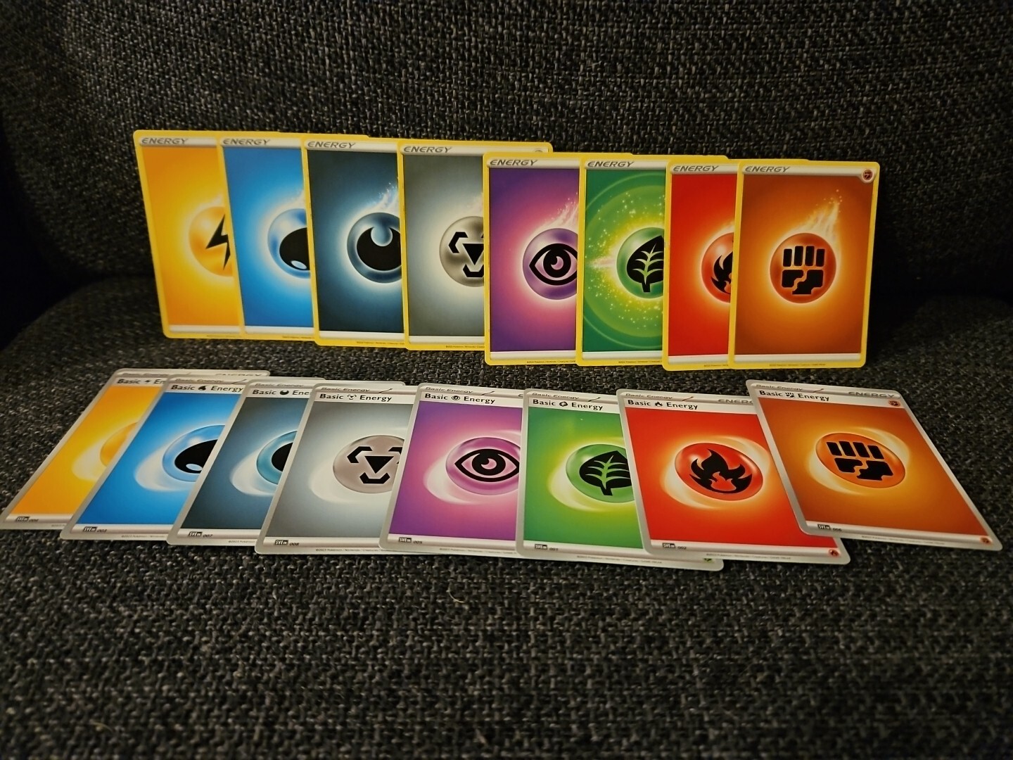 160 Pokemon Basic Energy Cards - 20 of Each Energy - Lot Collection ...