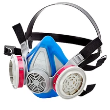 REUSABLE CONSTRUCTION DUST P100 WELDING HALF FACE RESPIRATOR FACEPIECE MASK SML