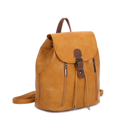 Women Leather Backpack Small Shoulder Handbag Ladies Grab Handle Hand bag UK - Picture 8 of 14