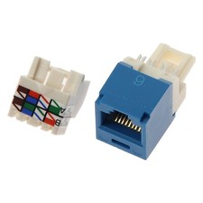 Panduit CJ688TPBU Mini-Com  TX6  PLUS TP Style UTP Jack Module, Blue Qty 24 